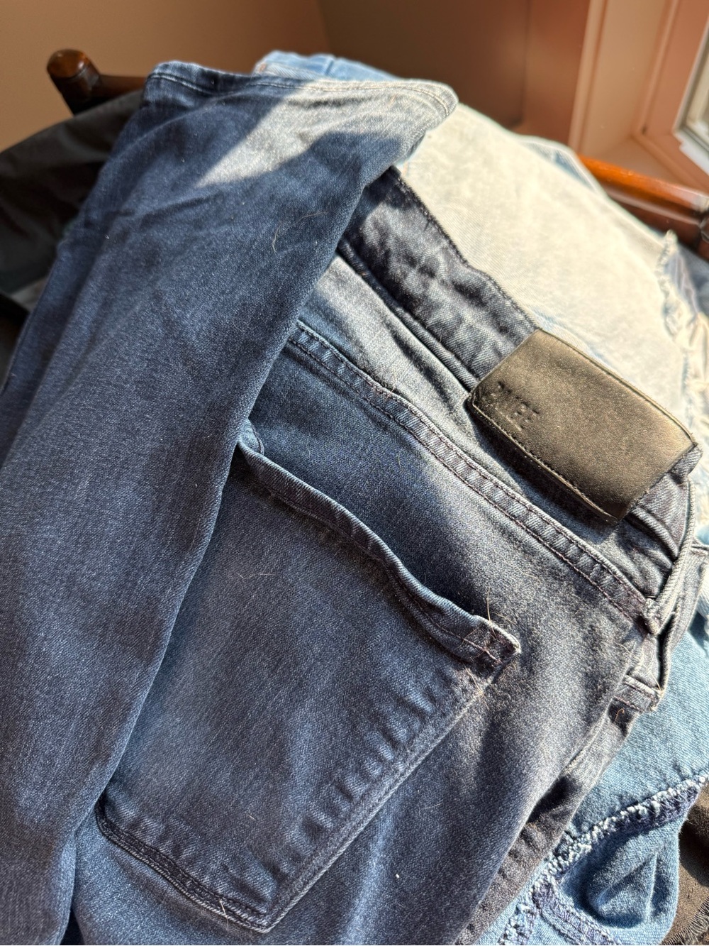 PAIGE Men's Dark Blue Denim Jeans